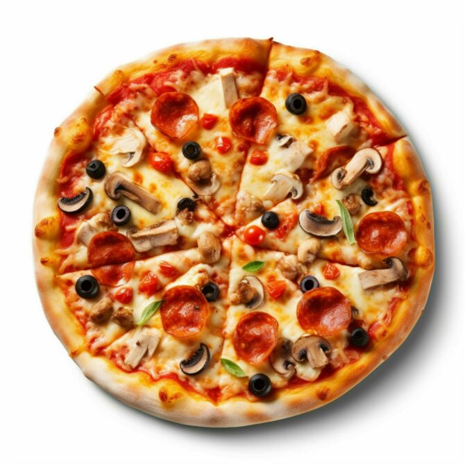 Salamino e funghi